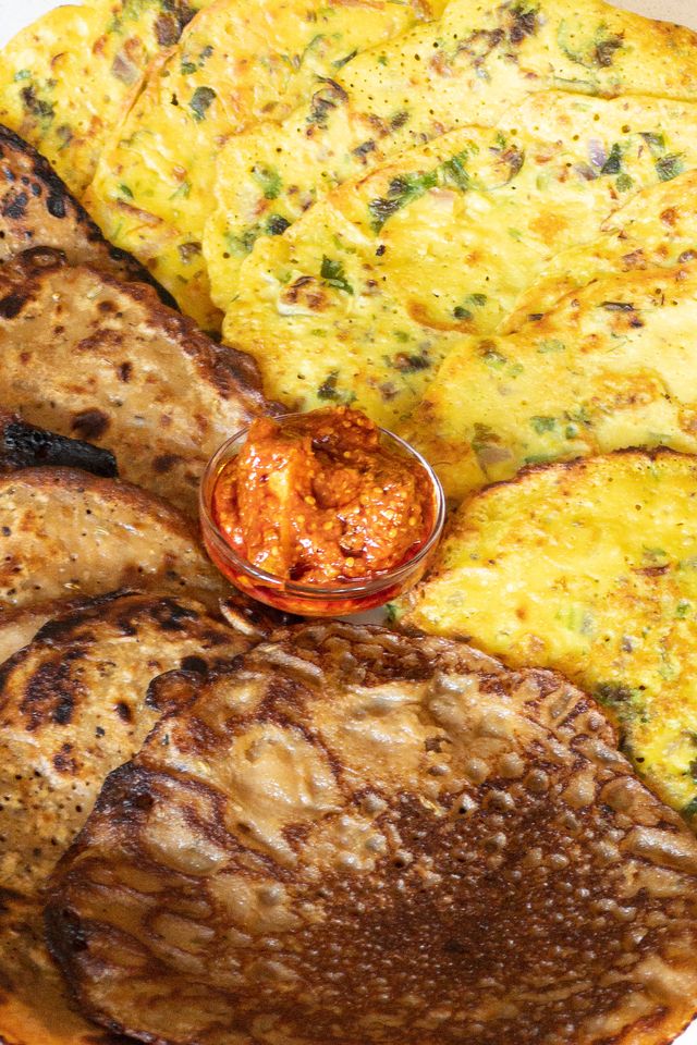 Puda ~ Gujarati Crepes (Sweet or&nbsp;Savory)