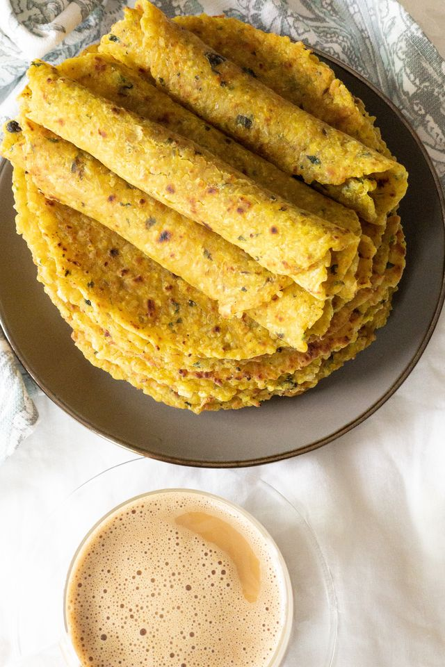 Piri Rotli (Rice and Masala flatbread) – Nadia's Meza recipes