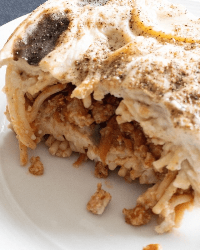 White Sauce Dish – Baked Spaghetti&nbsp;Casserole