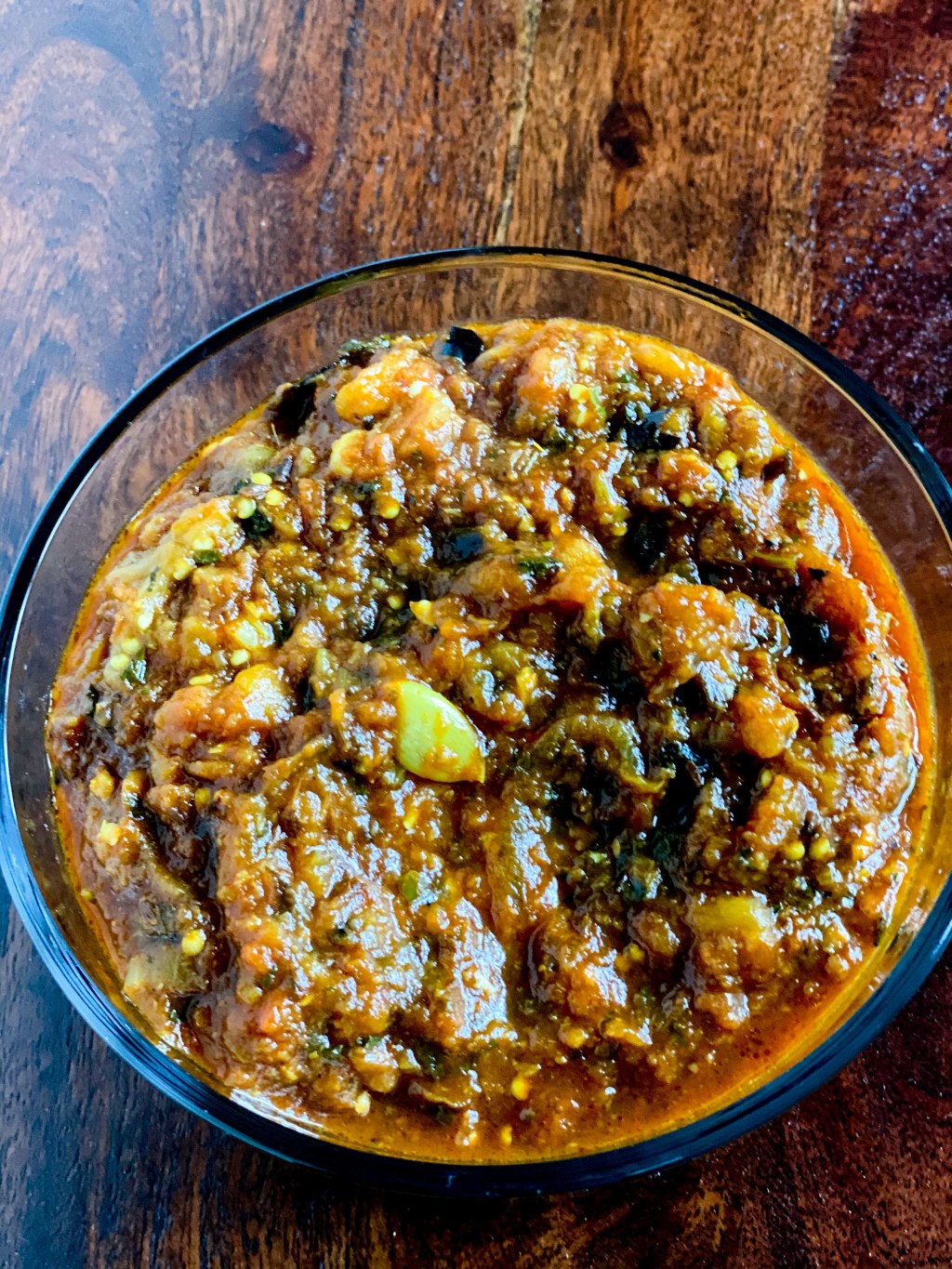 Spicy Indian Eggplant – Baingan Bharta                 (Indian Version Of Baba&nbsp;Ganoush)